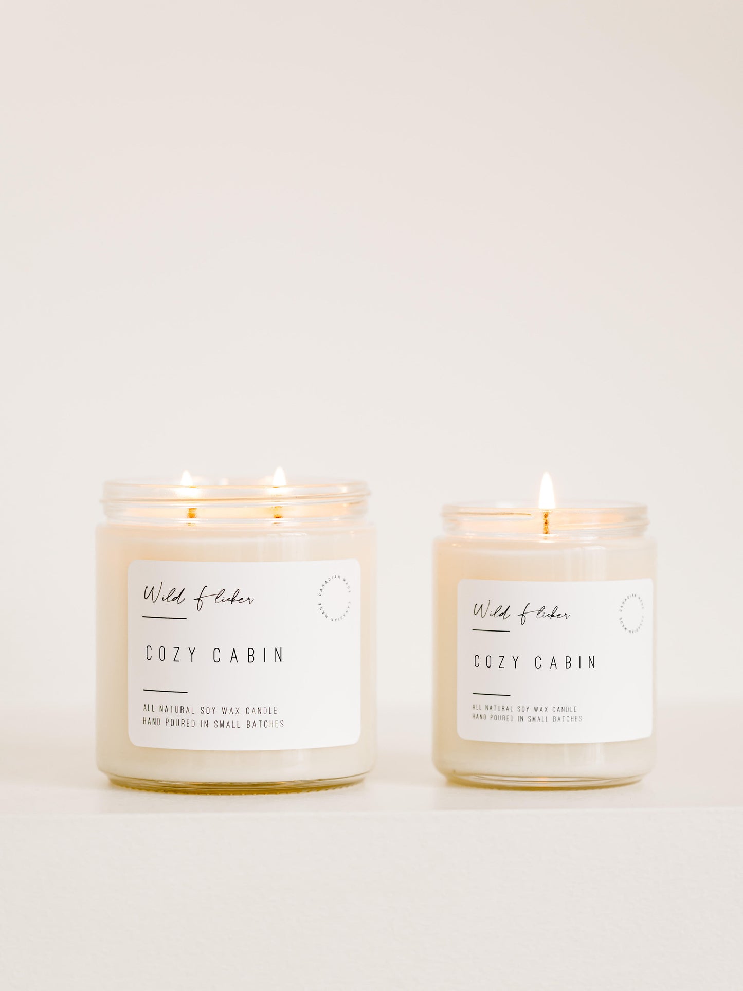 Cozy Cabin Wood Wick Candle