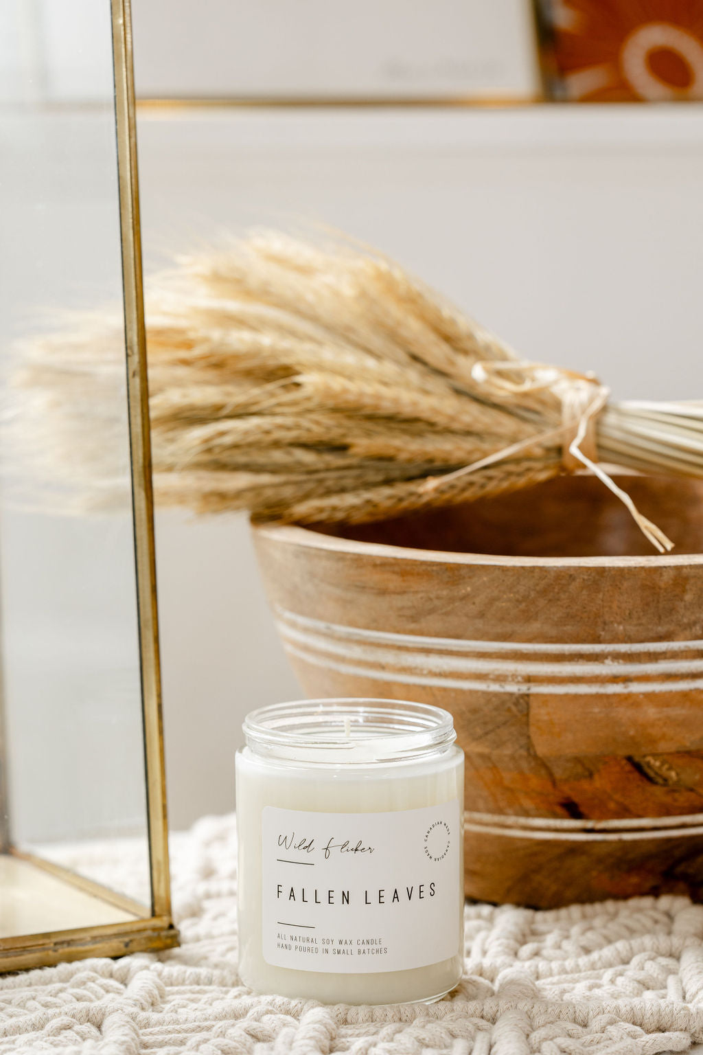 Fallen Leaves Soy Wax Candle