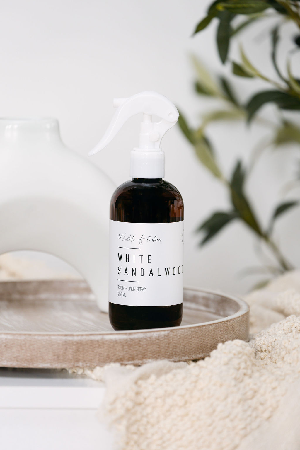 White Sandalwood Room + Linen Spray