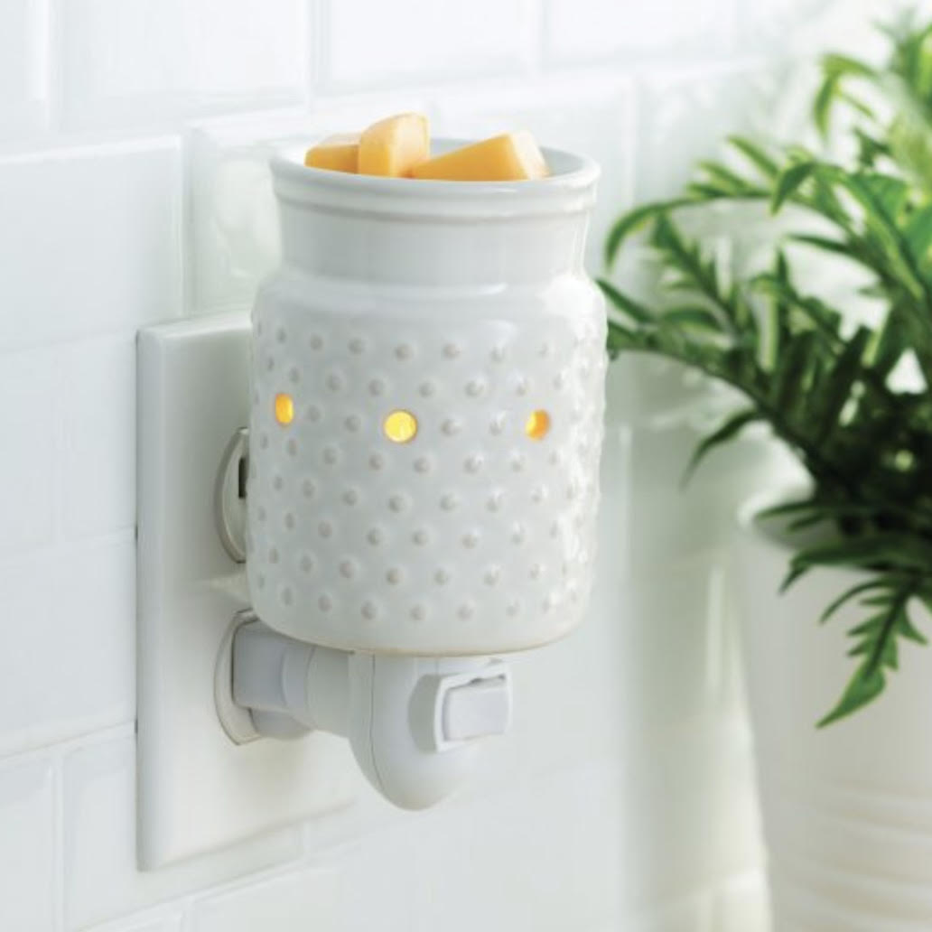Hobnail Pluggable Wax Warmer