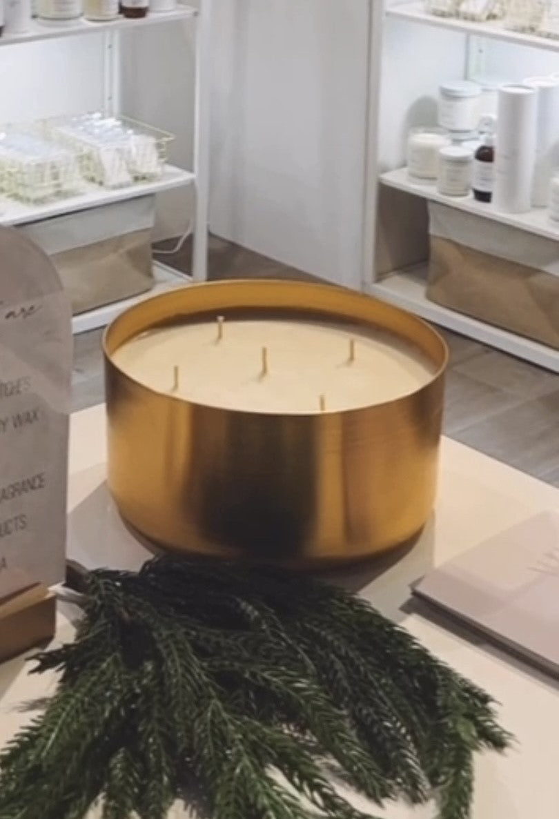 Warehouse Sale - Copper Tin Soy Wax Candle