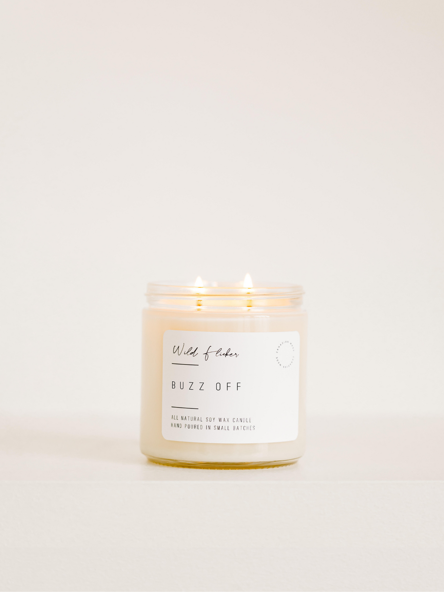 Buzz Off Soy Wax Candle (Bug Repellent)