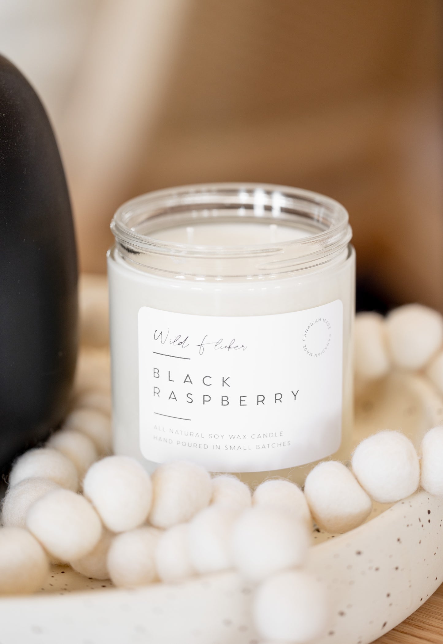 Black Raspberry Soy Wax Candle
