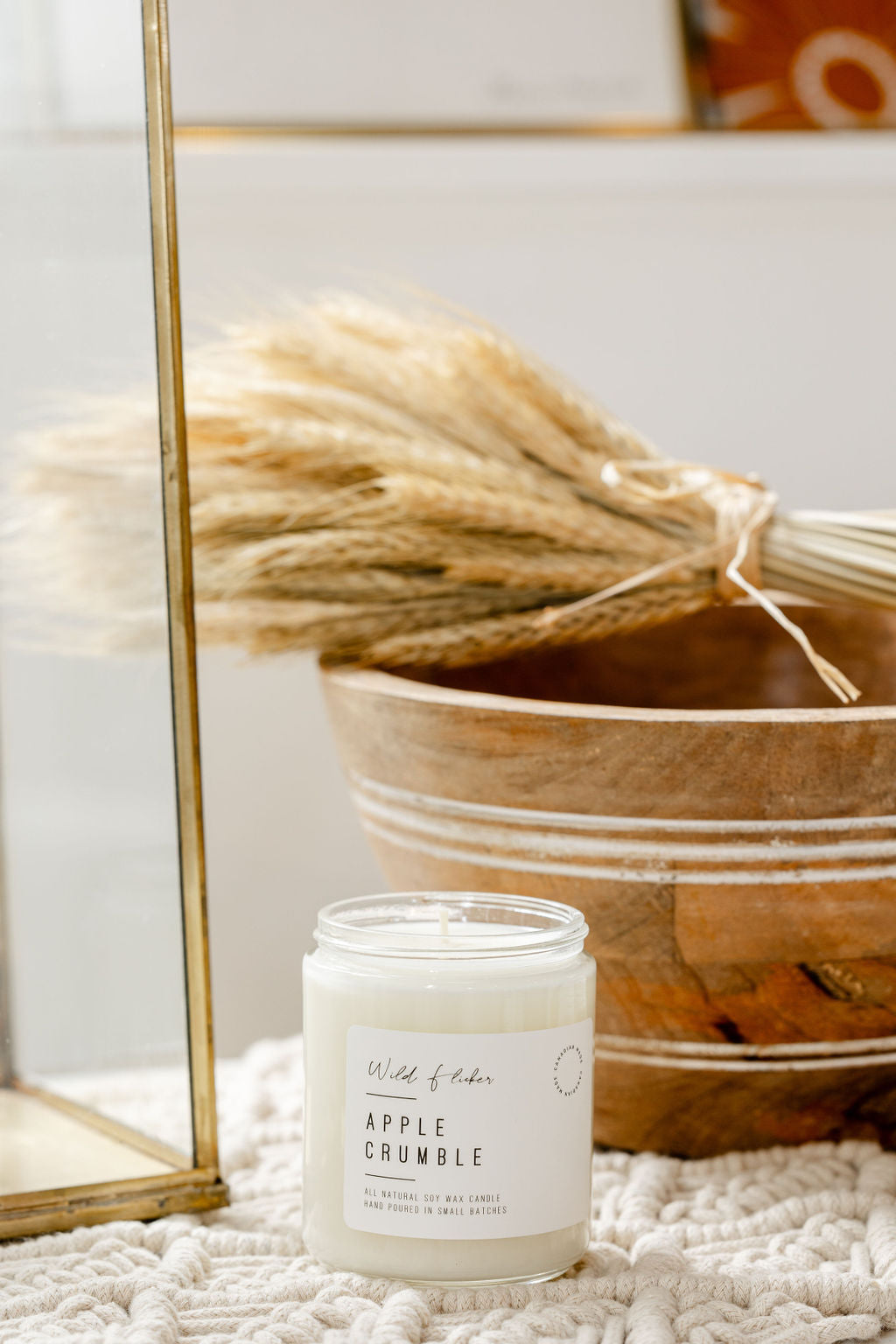 Apple Crumble Soy Wax Candle