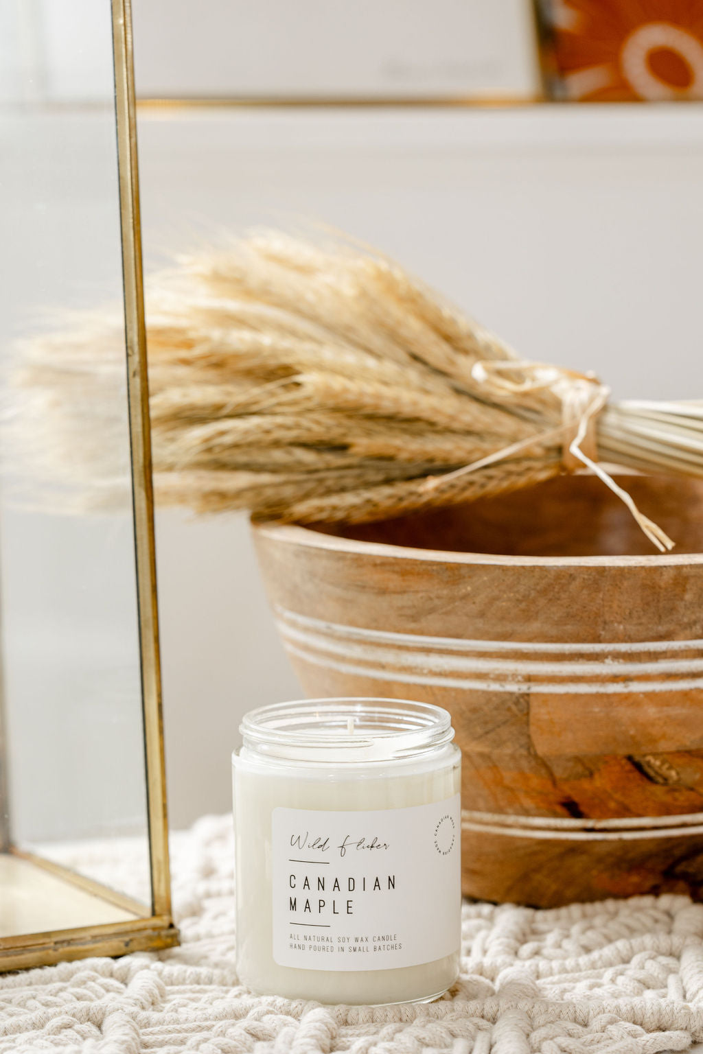 Canadian Maple Soy Wax Candle