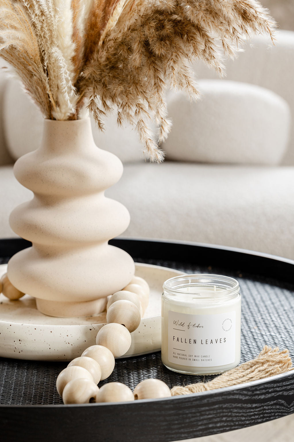 Fallen Leaves Soy Wax Candle