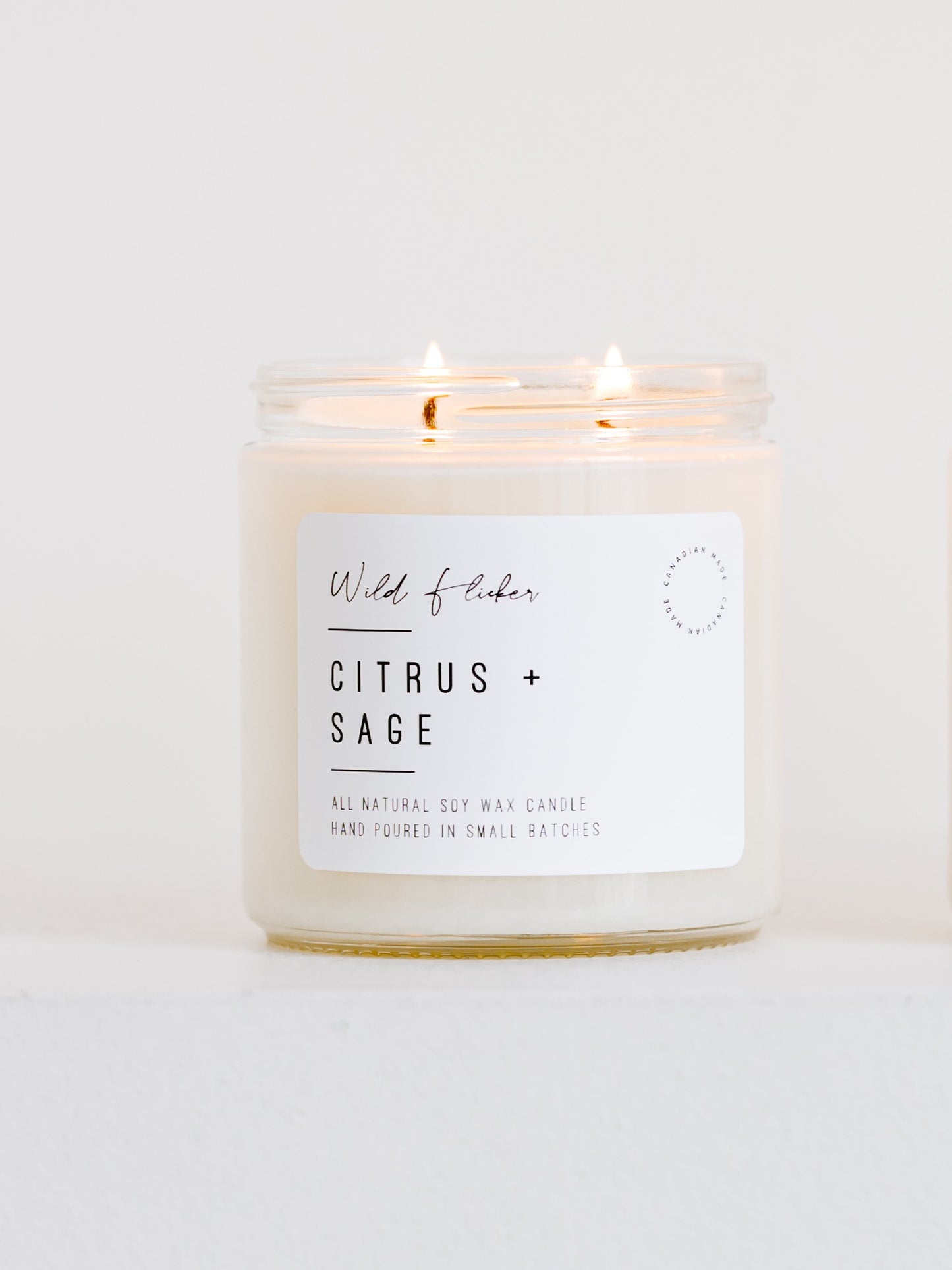 Citrus + Sage Soy Wax Candle