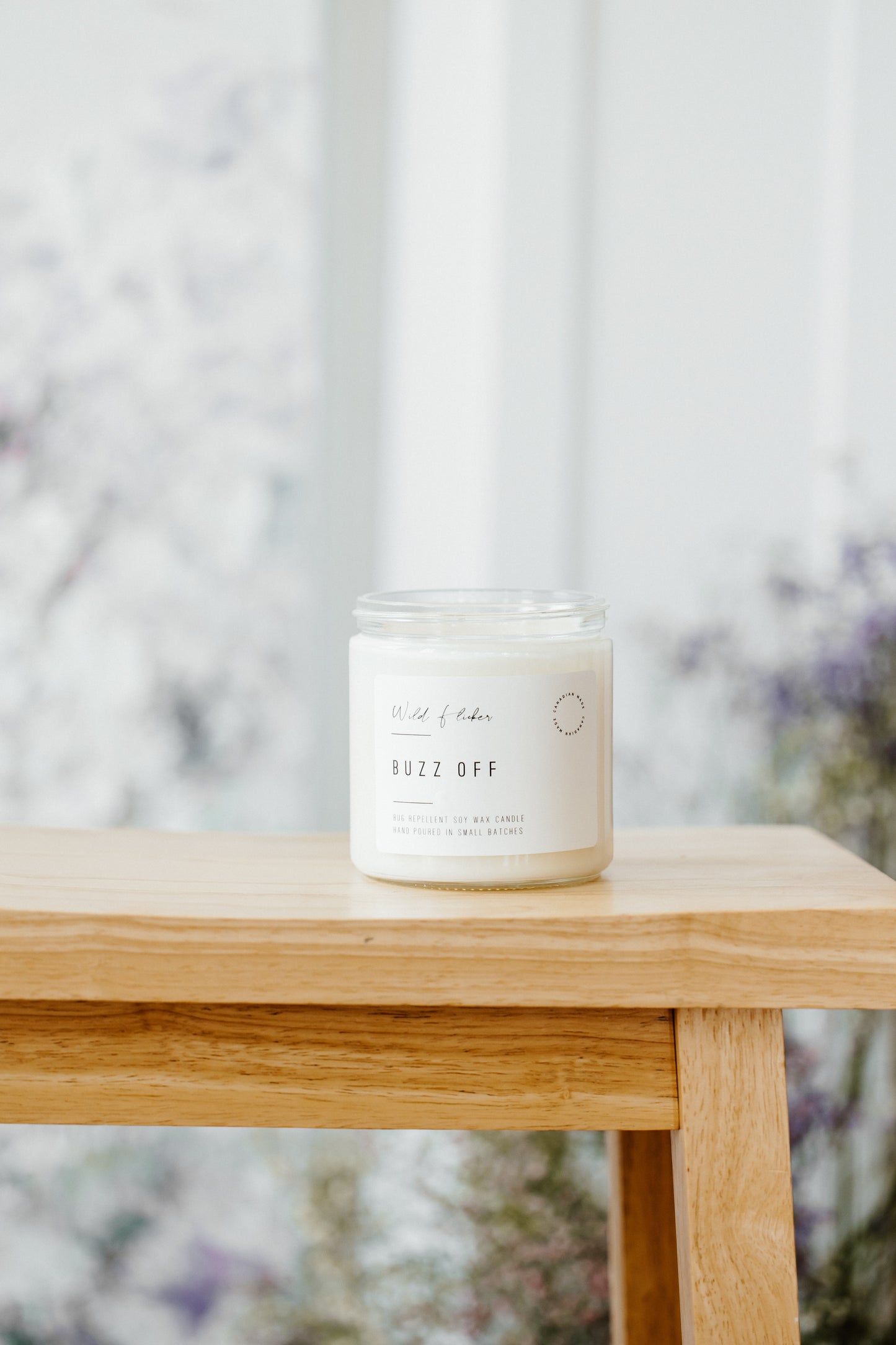 Buzz Off Soy Wax Candle (Bug Repellent)
