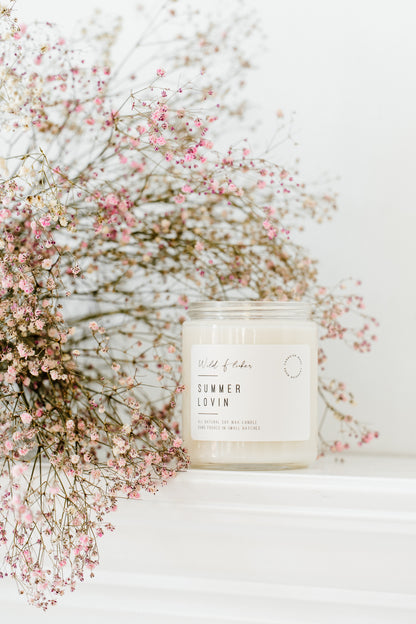 Summer Lovin Soy Wax Candle