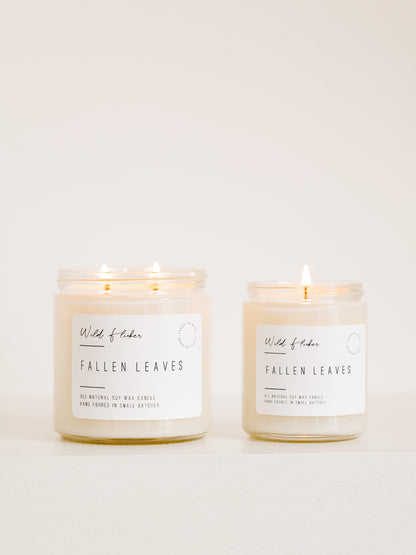 Fallen Leaves Soy Wax Candle
